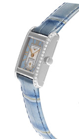 LONGINES Mini DolceVita Quartz 21.5MM Blue Dial Leather Women's Watch L5.200.0.95.2