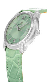 Breitling watches BREITLING Lady Premier Automatic 36MM Green Dial Diamond Bezel Women's Watch A10310671L1P1