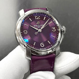 BREITLING Lady Premier Automatic 36MM Purple Dial Leather Women's Watch A10310121Q1P1
