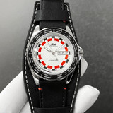 Mido Watches MIDO Ocean Star Worldtimer Automatic 40.5MM Silver Dial Leather Men's Watch M026.830.16.030.00