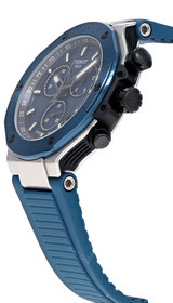 TISSOT T-Race Quartz 45MM Blue Dial Rubber Men's Watch T141.417.27.041.00