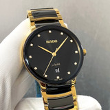 RADO Florence Quartz 38MM Black 12 Diamond Dial Two-Tone Men's Watch R48912743