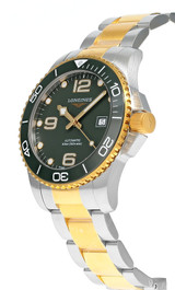 Longines watches LONGINES HydroConquest Automatic 43MM Green Dial Two-Tone Women's Watch L3.782.3.06.7