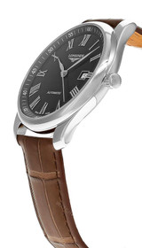 Longines watches LONGINES Master Collection Automatic 42MM Black Dial Leather Men's Watch L2.893.4.59.2 