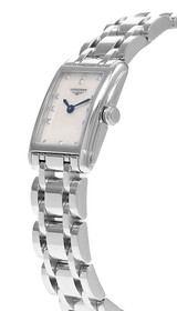LONGINES DolceVita Quartz SS 27MM MOP 13 Diamond Dial Women's Watch L5.258.4.87.6