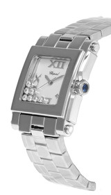 Chopard watches CHOPARD Happy Sport 30MM 7 Floating Diamonds Women's Watch 278496-3001