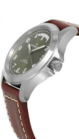 HAMILTON Khaki Field Expedition Automatic 37MM Brown Leather Men's