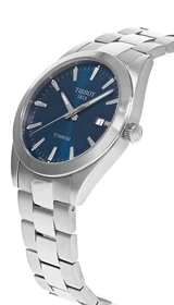 TISSOT Gentleman Quartz 40MM Blue Dial Titanium Men's Watch T127.410.44.041.00
