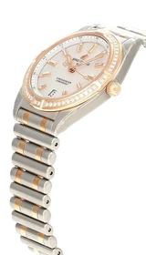 Breitling watches BREITLING Chronomat Quartz 32MM MOP Diamond Dial Two-Tone Women's Watch U77310591A2U1 