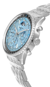 Breitling watches BREITLING Navitimer B19 Chronograph Perpetual Calendar SS 43MM Blue Dial Men's Watch PB1920251C1A1 