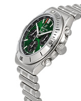 Breitling watches BREITLING Chronomat B01 Chronograph 42MM Green Dial SS Men's Watch AB0158101L1A1