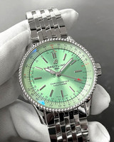 Breitling watches BREITLING Navitimer Automatic 35MM Green Dial SS Women's Watch A17395361L1A1 