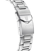 Festina FESTINA Chronograph Ceramic Quartz 44MM Silver Dial SS Men's Watch F20042-1 