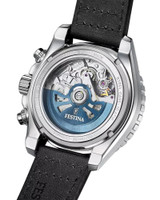 Festina FESTINA Aviator North Chrono Automatic 46MM Green Dial Leather Men's Watch F20056-2 