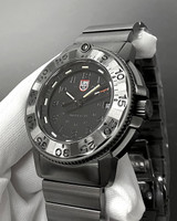 Luminox watches LUMINOX Navy SEAL Foundation 3220 Quartz 43MM Black SS Men's Watch XS.3228.NSF