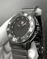 Luminox watches LUMINOX Navy SEAL Foundation 3220 Quartz SS 43MM Black Men's Watch XS.3228.NSF 