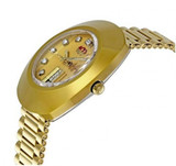 RADO The Original Auto 35mm Diamond Dial Gold Unisex Watch R12413493