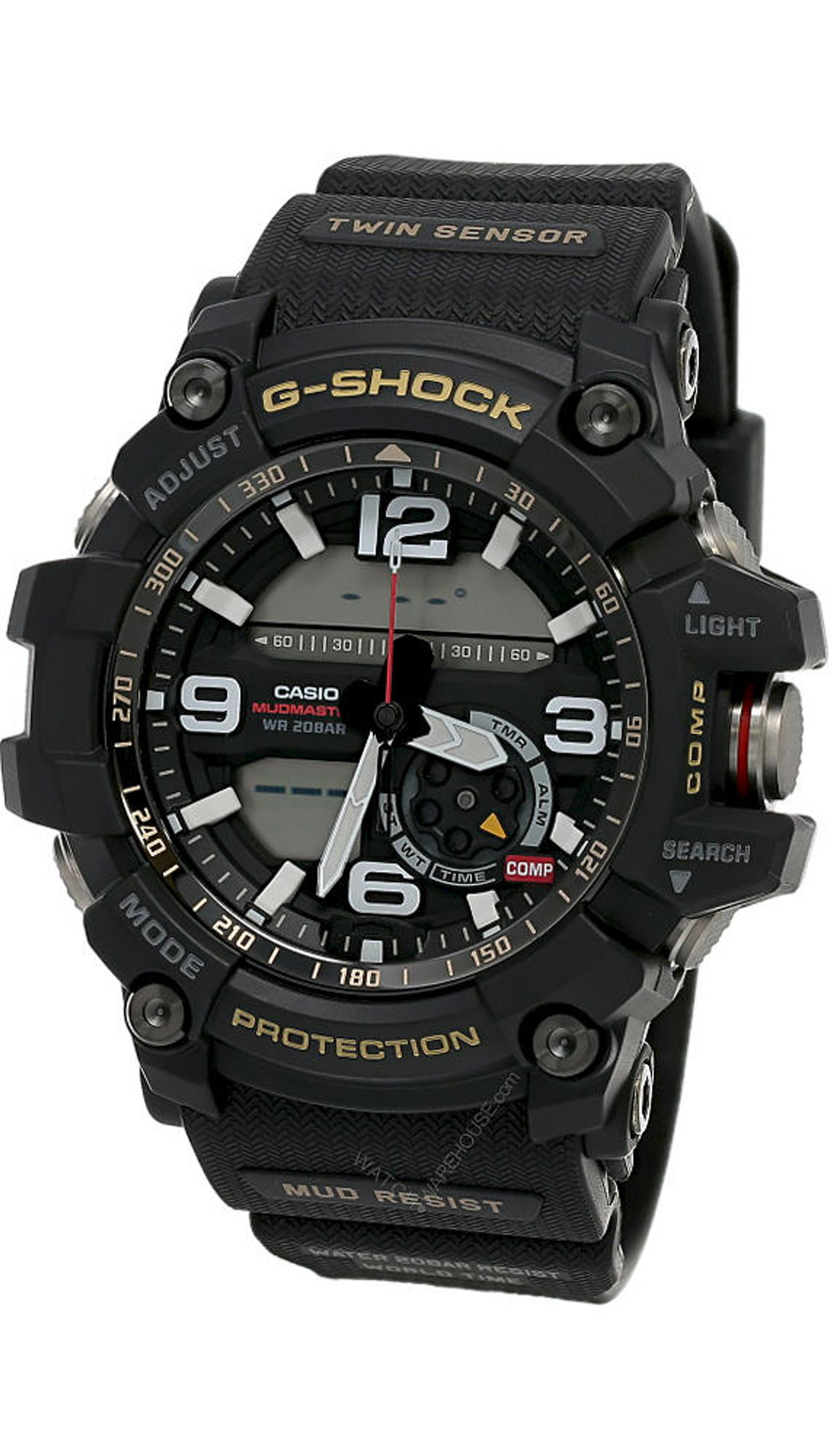 CASIO G-SHOCK Mudmaster Analog-Digital Sport Men's Watch GG1000-1A ...