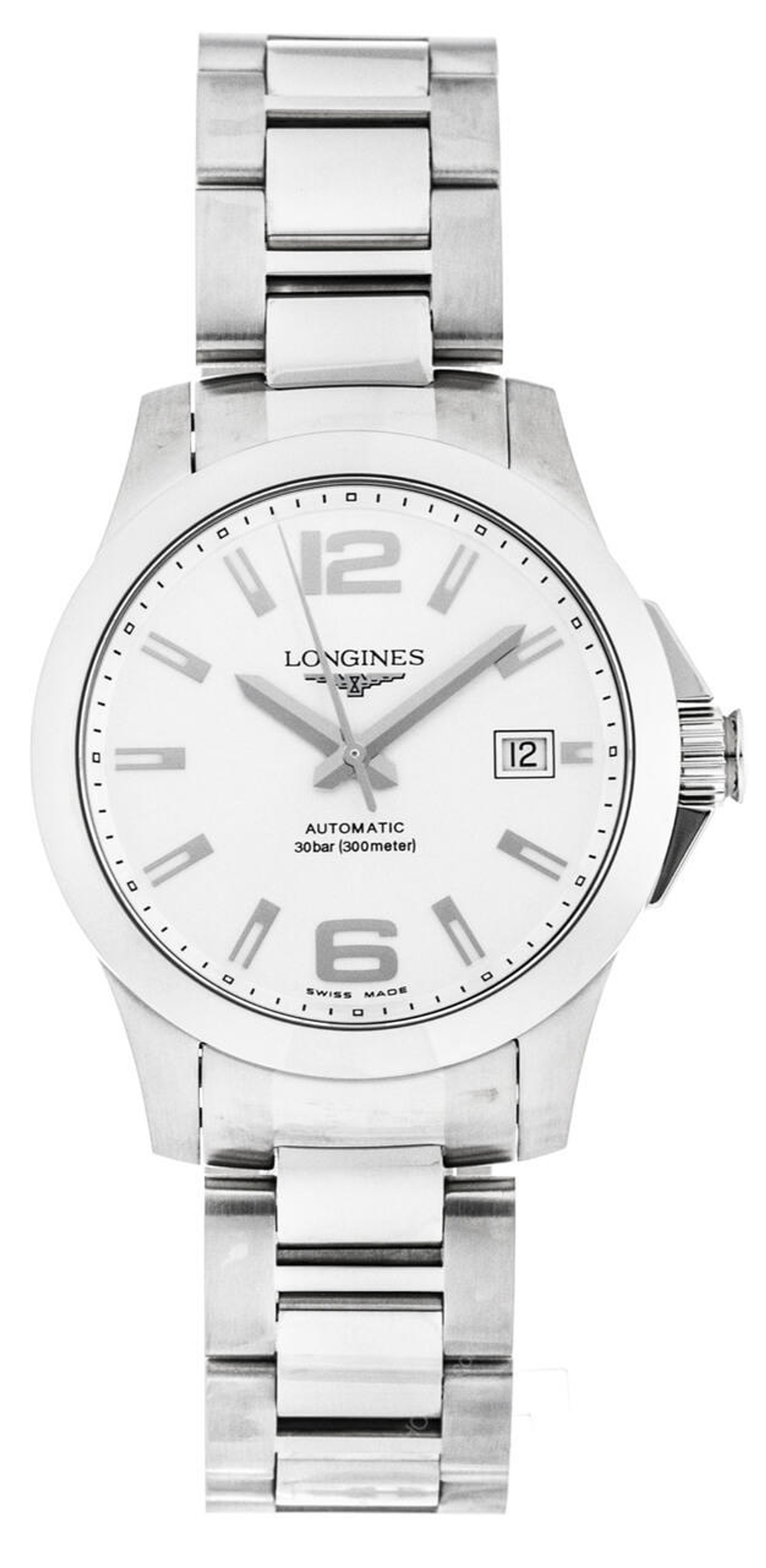 LONGINES Conquest 39MM Automatic Stainless Steel Men's Watch L36764766 ...