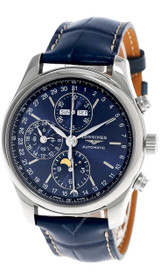 LONGINES Master Collection Auto 42mm Black Leather Men's Watch L2.773.4.51.7