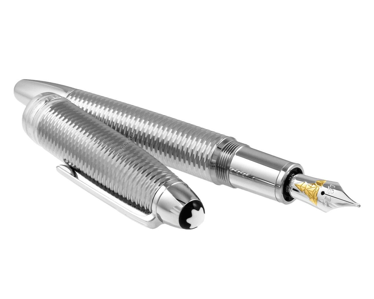 MONTBLANC Meisterst ck Geometry Champagne M Fountain Pen 118101 Fast montblanc-meisterst-ck-geometry-champagne-m-fountain-pen-118101-fast