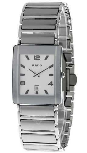 RADO Integral Jubile  Platinum White Dial Ceramic Watch R20484112