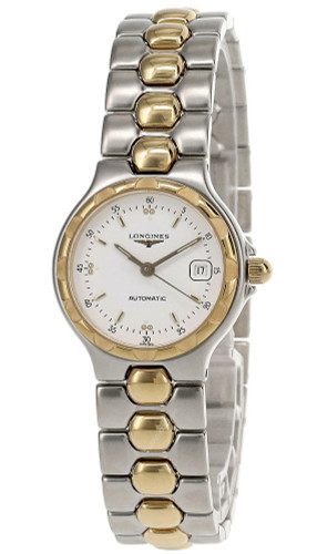 Longines watches LONGINES Conquest 25MM SS White Dial Two-Tone Womens Watch L11203156