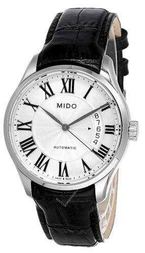 Mido Watches MIDO Belluna II 40MM AUTO Silver Dial LTHR Mens Watch M024.407.16.033.00