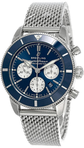 BREITLING Superocean Heritage II 44MM CHRONO SS Men's Watch AB0162161C1A1