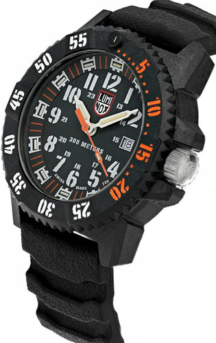 LUMINOX Master Carbon Seal 46MM Black Strap Men's Watch XS.3801.C.SET