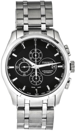 Tissot watches TISSOT Couturier CHRONO Automatic BLK Dial Mens Watch T0356271105100 Tissot watches TISSOT Couturier CHRONO Automatic BLK Dial Mens Watch T0356271105100