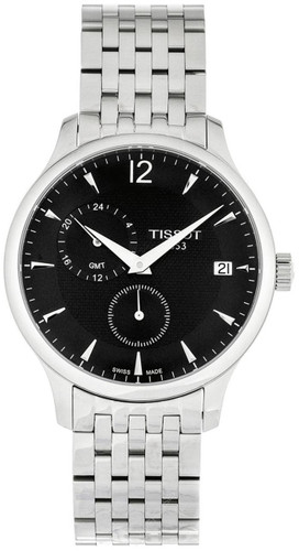 TISSOT Tradition GMT 42MM Anthracite Dial Men's Watch T0636391106700
