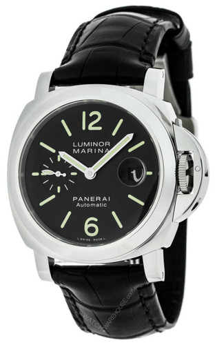 PANERAI Luminor Marina 44MM Automatic Black Dial Men's Watch PAM00104