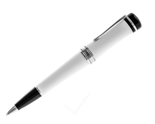 Montblanc Pens MONTBLANC Bonheur WHT BLK Precious Resin M25825 Ballpoint Pen 114833