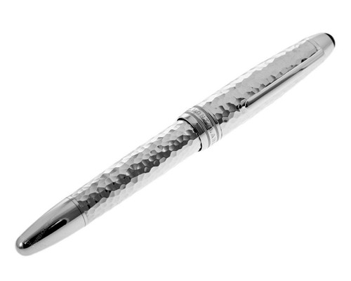 Montblanc Pens MONTBLANC Meisterstuck Martele Silver LeGrand Rollerball Pen 115098 Montblanc Pens MONTBLANC Meisterstuck Martele Silver LeGrand Rollerball Pen 115098