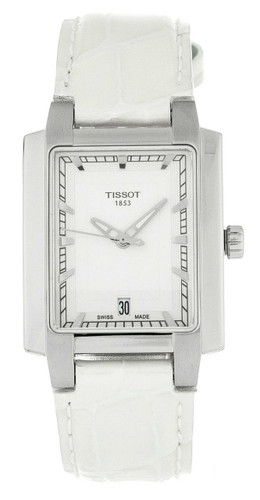 Tissot watches TISSOT T-Trend TXL White Dial Leather Womens Watch T0613101603100