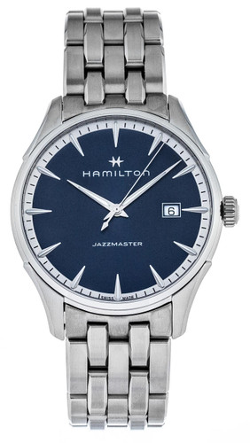 HAMILTON Jazzmaster Blue Dial S-Steel Swiss Quartz Men's Watch H32451141