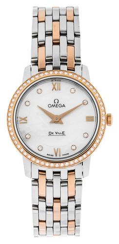 Omega watches OMEGA De Ville Prestige 27.4 Diamond MOP Watch 424.25.27.60.55.002 Omega watches OMEGA De Ville Prestige 27.4 Diamond MOP Watch 424.25.27.60.55.002