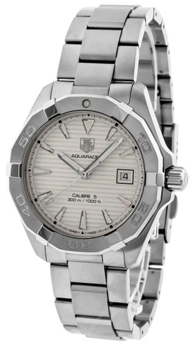 TAG Heuer Watches‎ TAG HEUER Aquaracer Automatic Silver Dial Mens Watch WAY2111BA0928