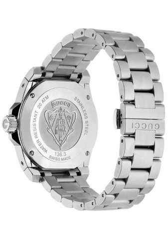 Gucci Dive White Dial Men's Watch YA136302