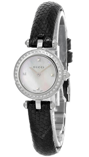 GUCCI Diamantissima 22MM Mother Of Pearl Dial Women's Watch YA141511