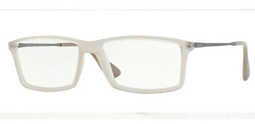Eyewear Brands RAY-BAN Rectangular Beige Frame 52MM Mens Eyeglasses RX7021 5369
