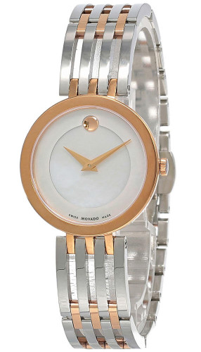Movado watches MOVADO Esperanza 28MM White Mother of Pearl Dial Womens Watch 0607114