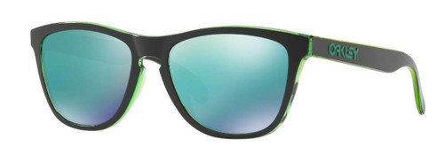 Eyewear Brands Oakley Frogskins Jade Iridium Eclipse Green Sunglasses OO9245-47