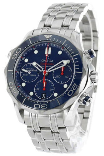 Omega watches OMEGA Seamaster Diver CHRONO Blue Dial Mens Watch 212.30.42.50.03.001