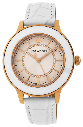 Swarovski watches SWAROVSKI Octea Lux 39MM White Silvertone Sunray Dial Womens Watch 5414416