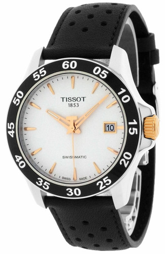 Tissot watches TISSOT V8 Swissmatic 42.5MM Silver Dial Mens Watch T1064072603100