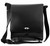 Montblanc Accessories MONTBLANC NFL North South Black Soft Leather Messenger Bag 38039