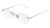 Eyewear Brands CARTIER Rectangular Rimless Silver Titanium 54-20-145mm Unisex Eyewear CT0228O 003 