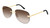 Eyewear Brands CARTIER Gold With Brown Lens 62-16-140MM Unisex Sunglasses CT0035RS 003